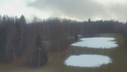 Dojezd hlavní sjezdovky