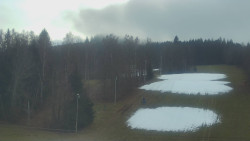 Dojezd hlavní sjezdovky