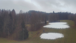 Dojezd hlavní sjezdovky