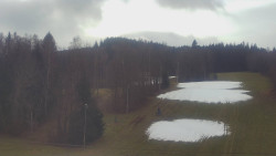 Dojezd hlavní sjezdovky