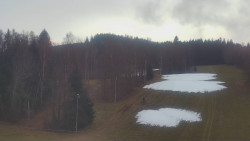 Dojezd hlavní sjezdovky