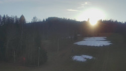 Dojezd hlavní sjezdovky