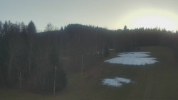 Dojezd hlavní sjezdovky