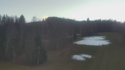 Dojezd hlavní sjezdovky