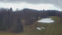 Dojezd hlavní sjezdovky