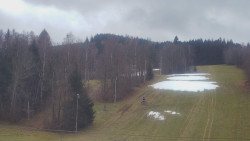 Dojezd hlavní sjezdovky