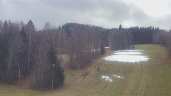 Dojezd hlavní sjezdovky