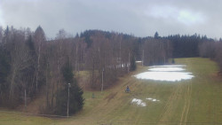 Dojezd hlavní sjezdovky