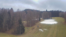 Dojezd hlavní sjezdovky