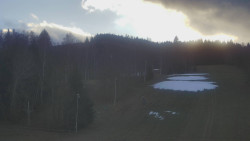 Dojezd hlavní sjezdovky