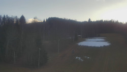 Dojezd hlavní sjezdovky