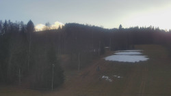 Dojezd hlavní sjezdovky