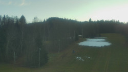 Dojezd hlavní sjezdovky