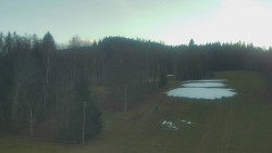 Dojezd hlavní sjezdovky