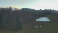 Dojezd hlavní sjezdovky