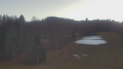 Dojezd hlavní sjezdovky