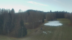 Dojezd hlavní sjezdovky