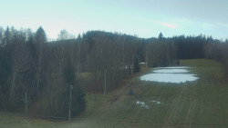 Dojezd hlavní sjezdovky