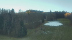 Dojezd hlavní sjezdovky