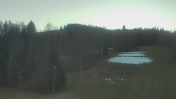 Dojezd hlavní sjezdovky