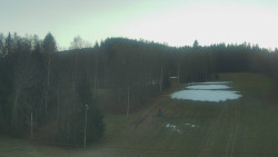 Dojezd hlavní sjezdovky