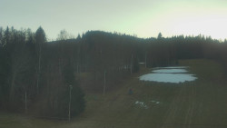 Dojezd hlavní sjezdovky