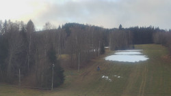 Dojezd hlavní sjezdovky