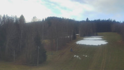 Dojezd hlavní sjezdovky