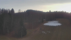 Dojezd hlavní sjezdovky