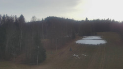 Dojezd hlavní sjezdovky