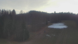 Dojezd hlavní sjezdovky