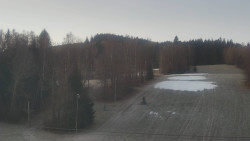 Dojezd hlavní sjezdovky