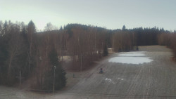 Dojezd hlavní sjezdovky