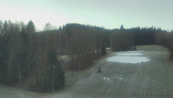 Dojezd hlavní sjezdovky