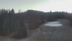 Dojezd hlavní sjezdovky