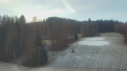 Dojezd hlavní sjezdovky