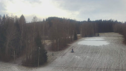 Dojezd hlavní sjezdovky