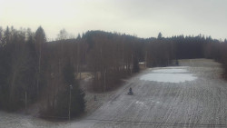 Dojezd hlavní sjezdovky