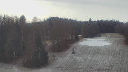 Dojezd hlavní sjezdovky