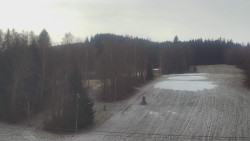 Dojezd hlavní sjezdovky