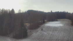 Dojezd hlavní sjezdovky