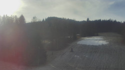 Dojezd hlavní sjezdovky