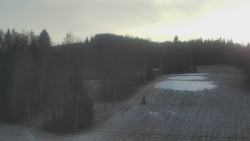 Dojezd hlavní sjezdovky