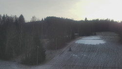 Dojezd hlavní sjezdovky