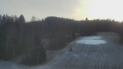 Dojezd hlavní sjezdovky