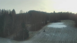 Dojezd hlavní sjezdovky