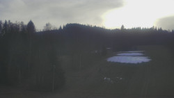 Dojezd hlavní sjezdovky