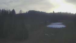 Dojezd hlavní sjezdovky