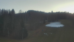 Dojezd hlavní sjezdovky