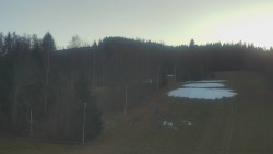 Dojezd hlavní sjezdovky